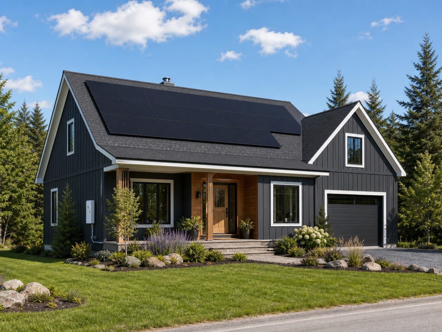 A solar home serving Bedford, Nova Scotia